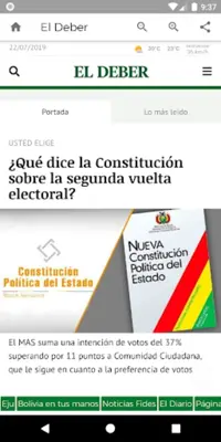 News Bolivia android App screenshot 5